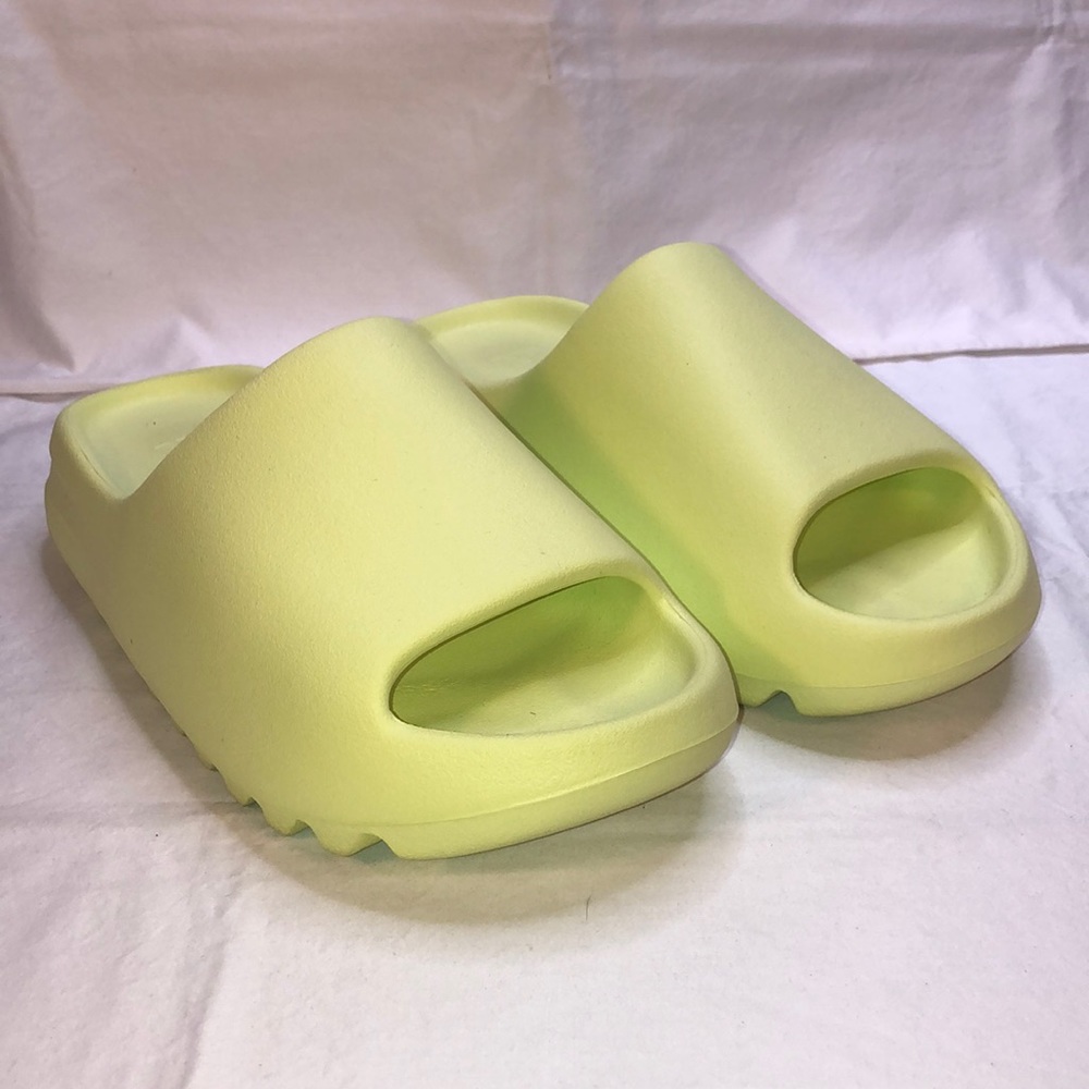 YZY Slide by Adidas, Glow Green, M8/W9
